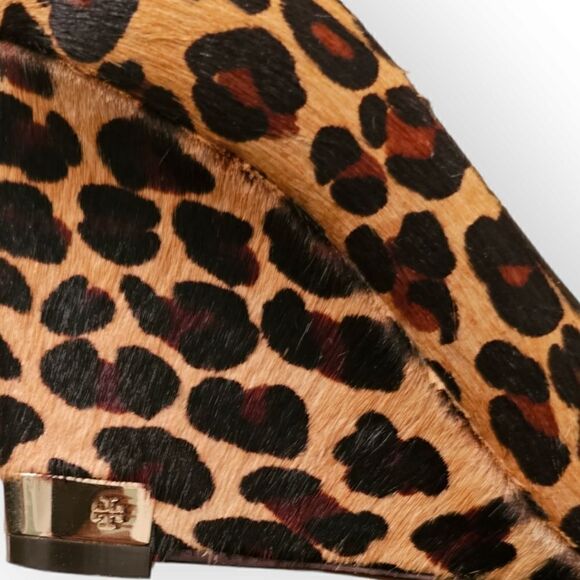 Tory Burch Leopard Astoria Wedge Heels (Size 7M) - Picture 10 of 15
